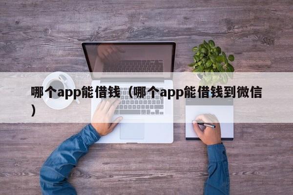 哪个app能借钱（哪个app能借钱到微信）